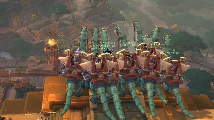 倾世如歌公会-第三届大米竞速赛活动 8.3版本  9个队伍参赛 奖励6条雷龙