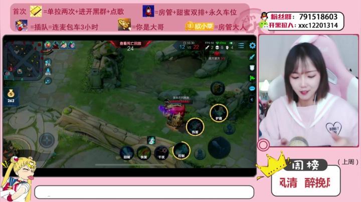 【2020-12-19 17点场】欣小菜：国服沙貂小可爱带粉干饭！！