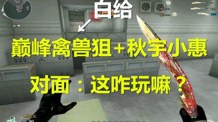 穿越火线：BG巅峰禽兽狙+秋宇小惠兵服狙击22杀