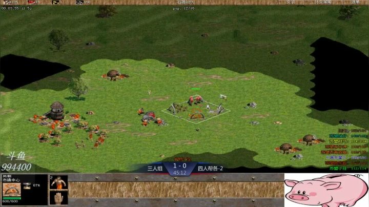 苏盟群娱乐局三人组3：1四人组