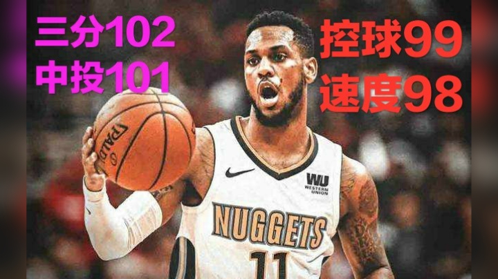 蒙特.莫里斯，超级准的满突40万的平民后卫推荐