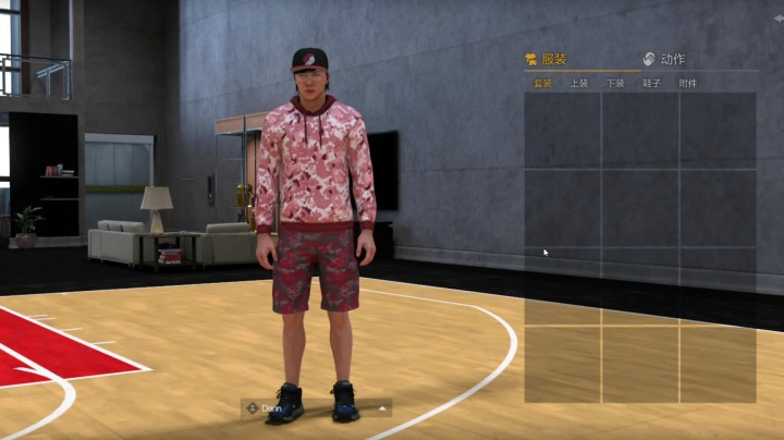 【NBA2KOL2】试穿7月满级活跃度后1月券兑换的衣服