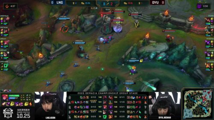 【英雄联盟】英雄联盟赛事的精彩时刻 20201222 03点场