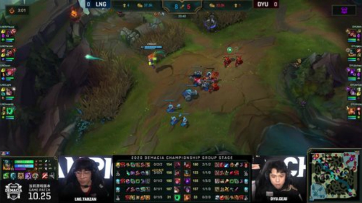 【英雄联盟】英雄联盟赛事的精彩时刻 20201222 03点场