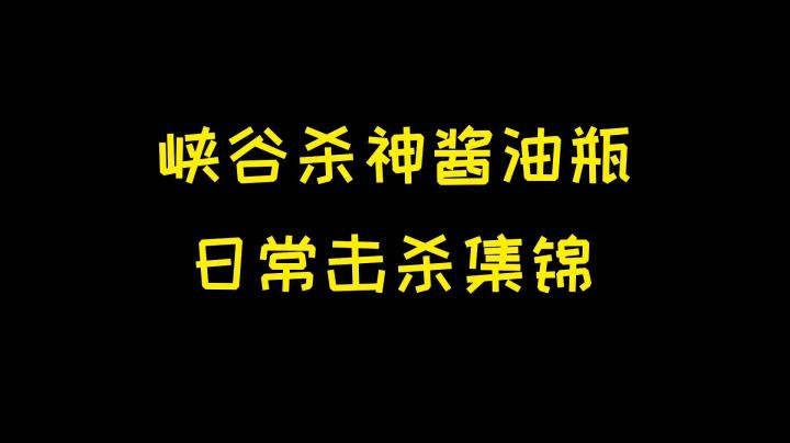 酱油瓶日常击杀集锦