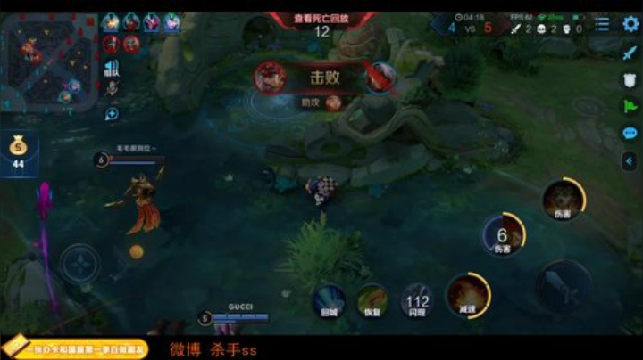 我在斗鱼看不可一世杀手直播王者荣耀