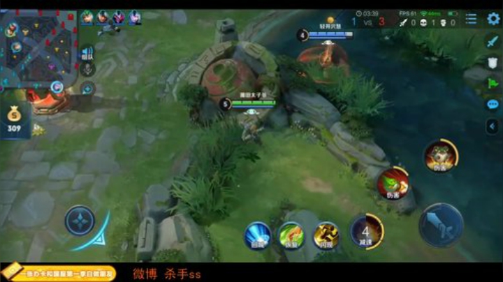 我在斗鱼看不可一世杀手直播王者荣耀