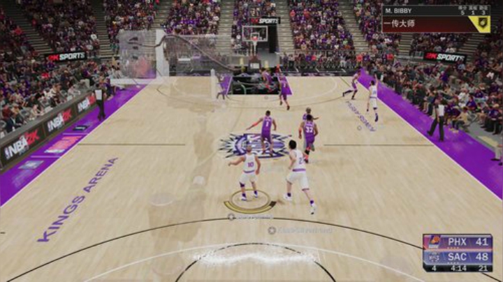 我在斗鱼看寅子直播NBA2K