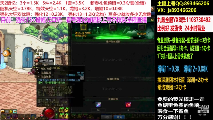增幅12+强化12武器+耳环
