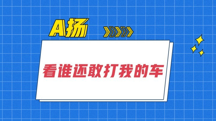 我看谁还敢打我的车！