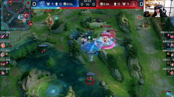 我在斗鱼看DL丶拖米直播王者荣耀