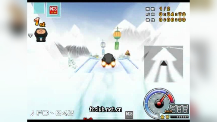 【跑跑卡丁车】丨FC丶848-L2-冰山滑雪场-2.21.87-雷霆SR