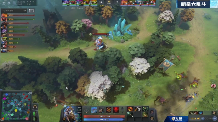斗鱼DOTA2 冬季狂欢节 明星大乱斗 第五场 12.27