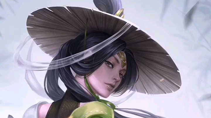 上官婉儿残血对线细节：
净化躲控制（这个按慢了）+二技能往旁