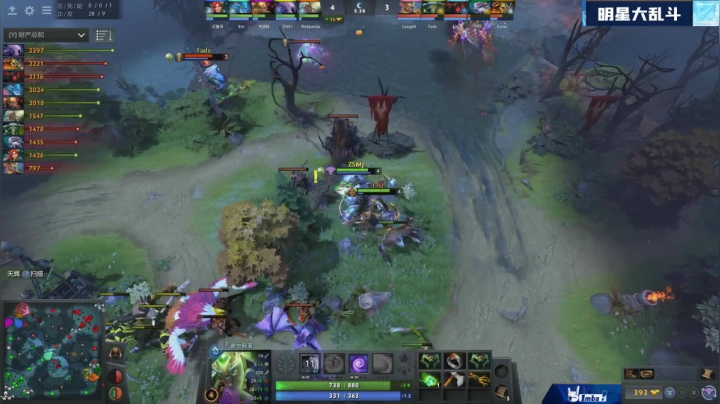 斗鱼DOTA2 冬季狂欢节 明星大乱斗 第三场 12.28