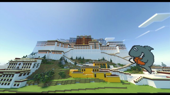 斗鱼我的世界还原中国建筑大赛