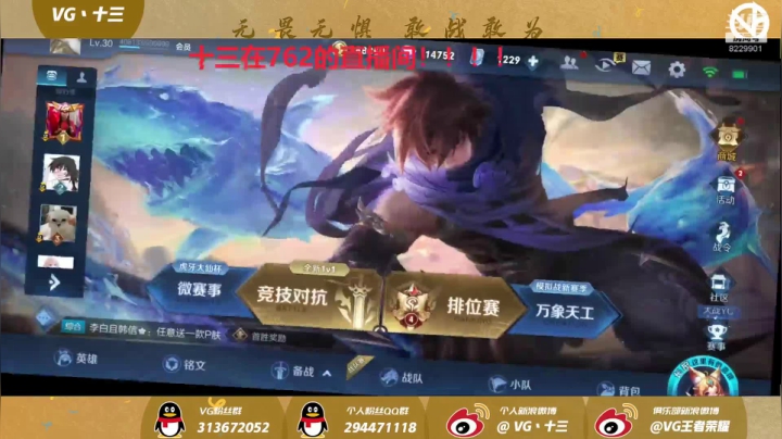 【2020-12-25 20点场】VG丶十三：全明星赛斗化龟冲冲冲