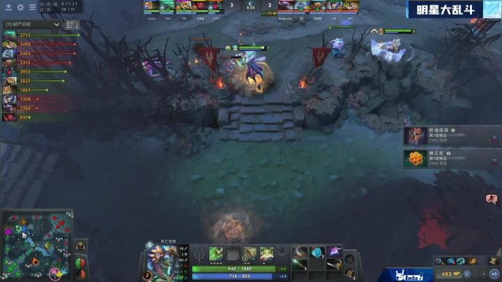 斗鱼DOTA2 冬季狂欢节 明星大乱斗 第二场 12.29