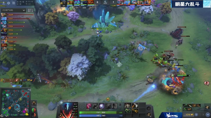 斗鱼DOTA2 冬季狂欢节 明星大乱斗 第三场 12.29