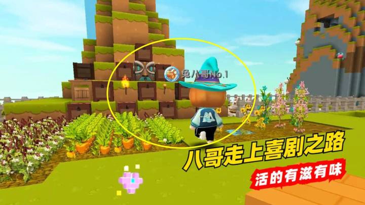 迷你世界荒岛求生25：八哥走上喜剧之路，虽过得穷但活的有滋有味