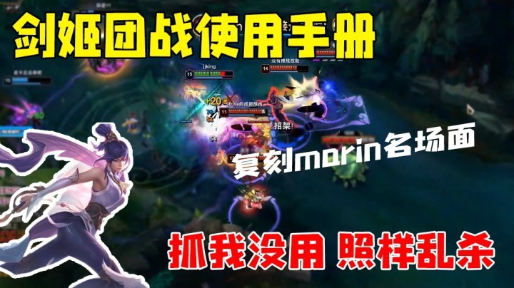 抓我没用照样乱杀  剑姬团战使用手册