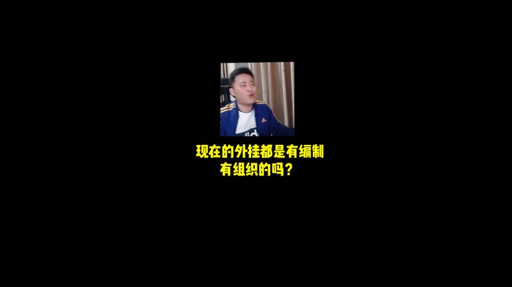 李永：想问一下现在的外挂都是有编制有组织的吗？