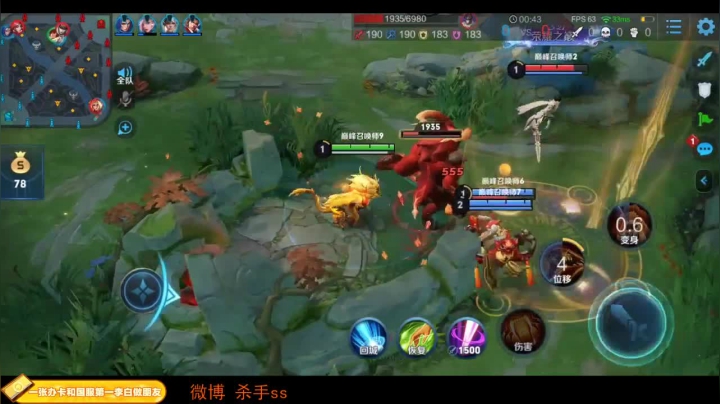 我在斗鱼看不可一世杀手直播王者荣耀