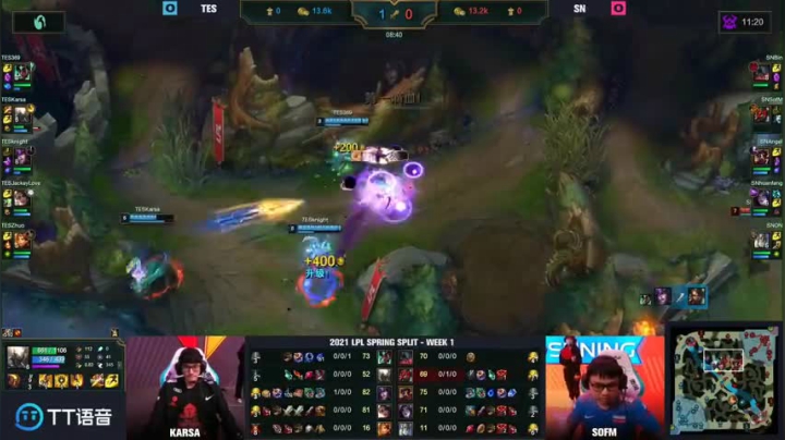 【TES vs SN 第一局】一血