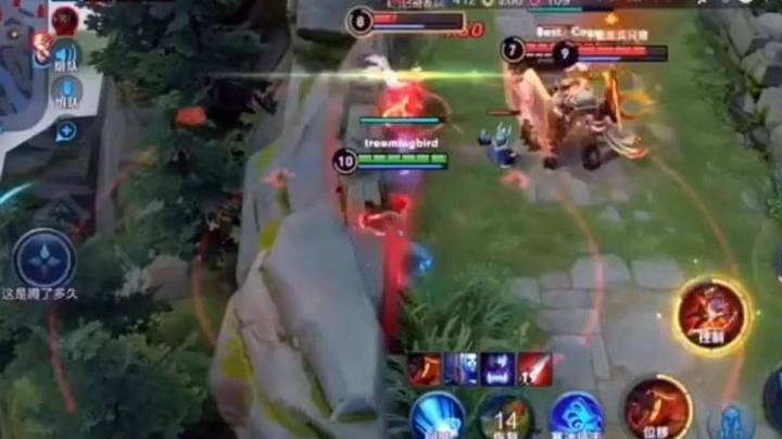 大胆回头 控制妲己1v3