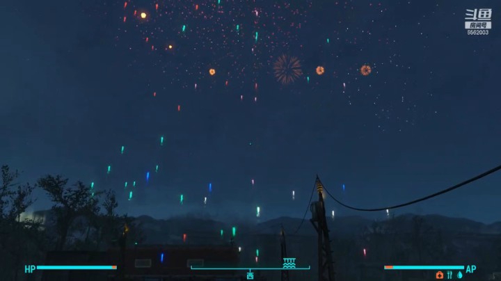 乾坤70传说的精彩时刻：大型烟花秀