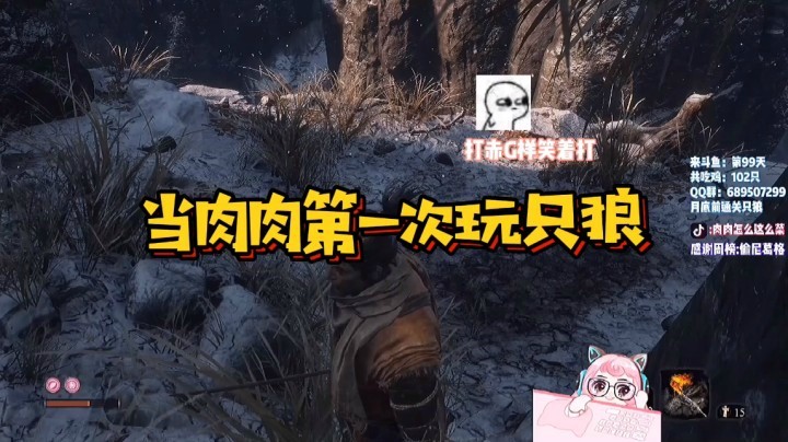 当肉肉第一次玩只狼