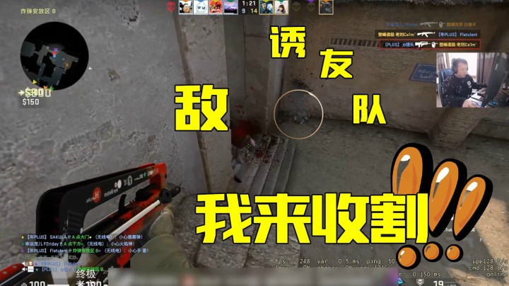 队友诱敌，我来收割