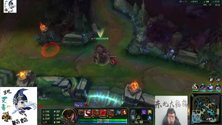 【英雄联盟】东北大鹌鹑的精彩时刻 20210112 20点场