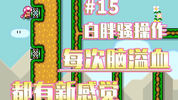 【白胖骚操作】15期 - 每次脑溢血 都有新感觉《马里奥制造2》