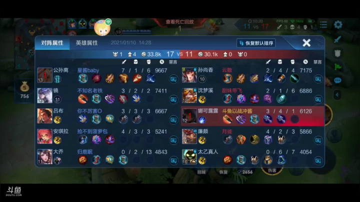 【2021-01-10 14点场】冲酱ccc：训练赛训练赛冲冲冲