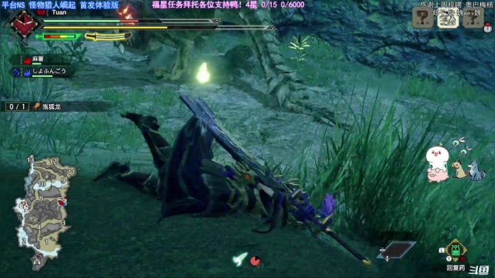 【2021-01-14 00点场】团子明天不上班：怪猎崛起/RISE 来制造光污染