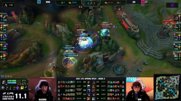 #2021LPL# #LPL春季赛# 【RNG vs SN 第一局】高光时刻1