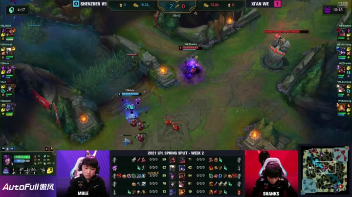 【英雄联盟】英雄联盟赛事的精彩时刻 20210114 21点场