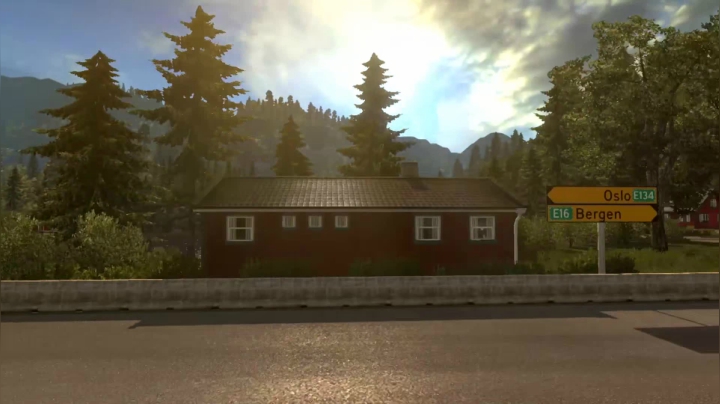 【游戏CG鉴赏】《Euro Truck Simulator 2 - Scandinavia》1