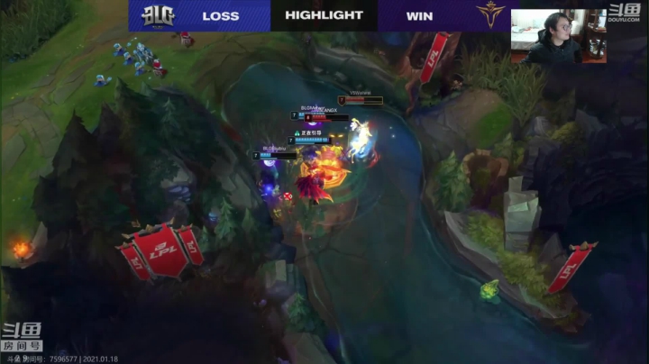 【2021-01-18 21点场】教练JoKer：17点OB解说OMG ES BLG V5