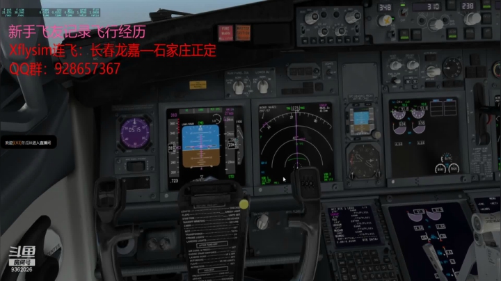 Xflysim连飞：长春龙嘉—河北正定20210117 19点场