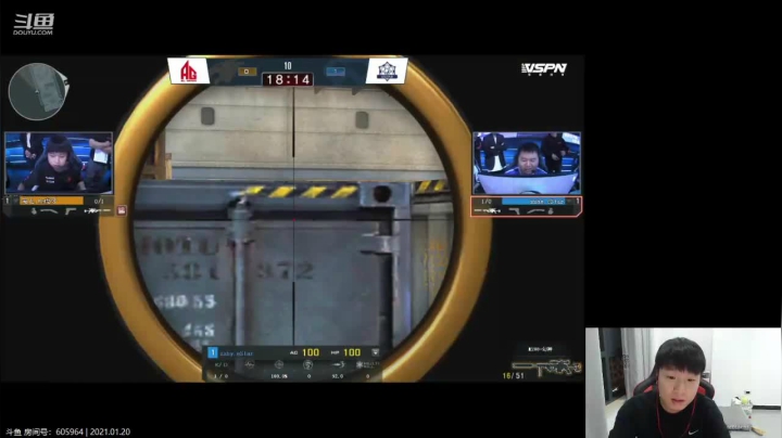 【2021-01-20 19点场】白鲨xiubi丶：晚上一起看比赛~