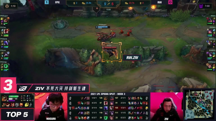 2021LPL春季赛19日TOP5：Lwx豪取五杀峡谷映清辉