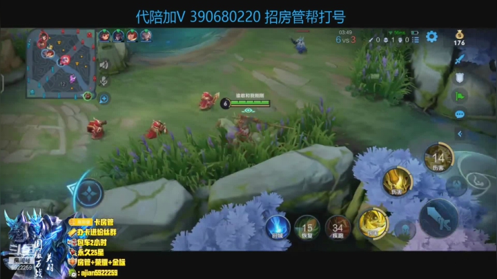 【2021-01-20 16点场】阿健过分帅：国服关羽王者局如屠人机