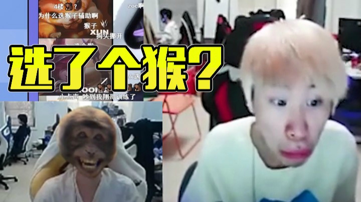 Doinb：4楼为什么选个猴子？我是真的有被笑到