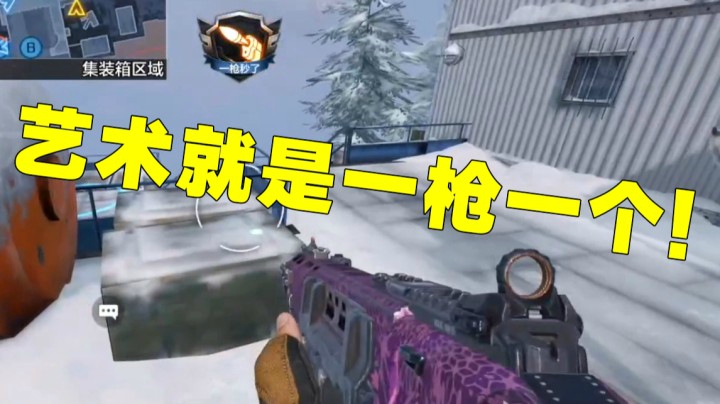 【沙皇CODM】雪山之巅KRM262喷子核弹！艺术就是一枪一个！