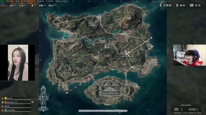 我在斗鱼看pigff直播绝地求生