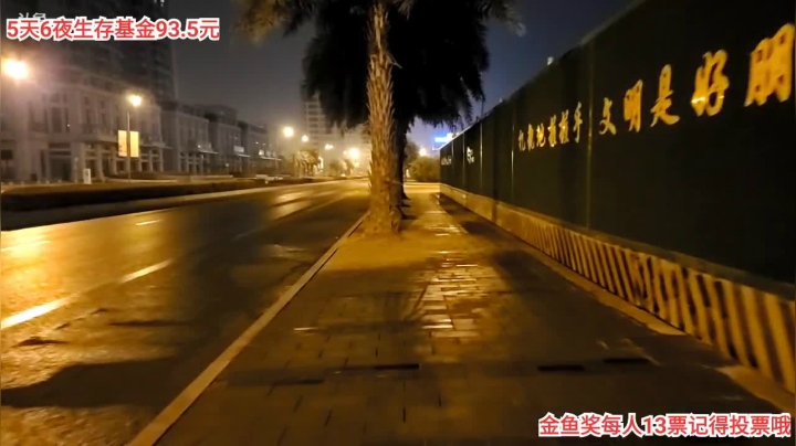 【2021-01-27 01点场】叶子户外：《金鱼奖》大型城市户外生存24小时直播