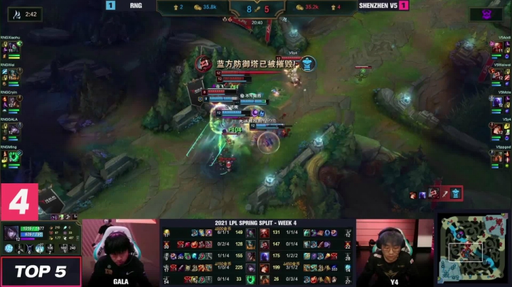 #2021LPL#春季赛26日TOP5