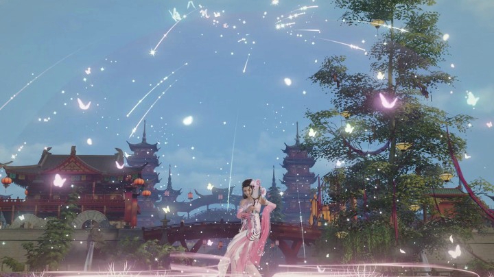 《剑网3》重制版新年告白烟花曝光